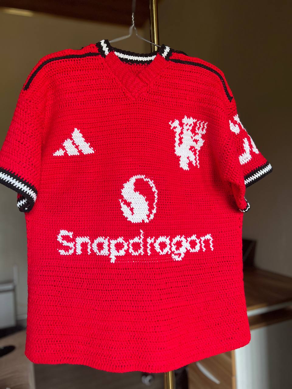 Crochet Manchester United Jersey