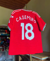 Crochet Manchester United Casemiro Jersey