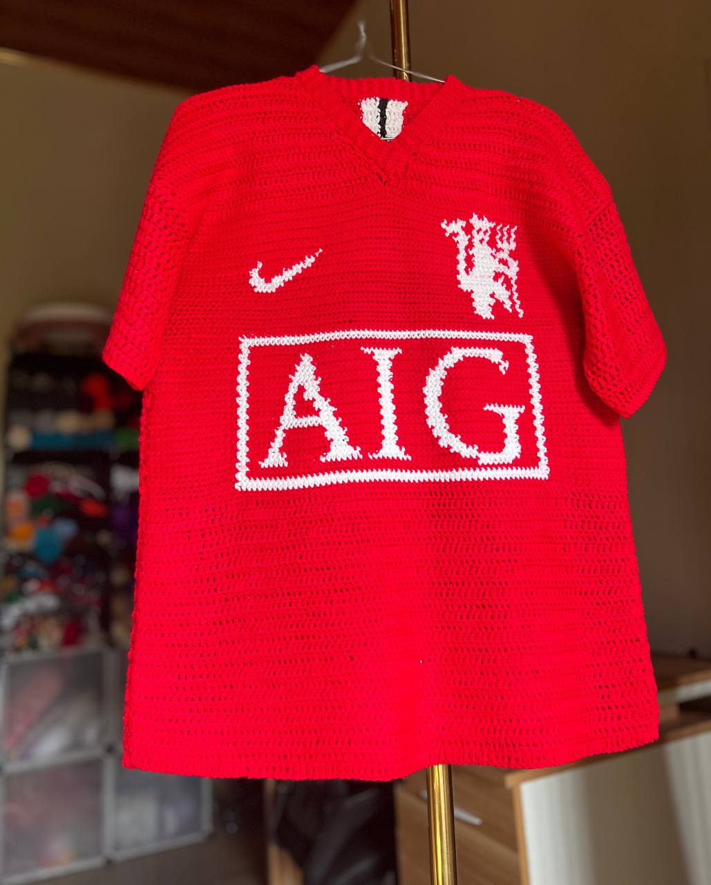 Crochet Manchester United Ronaldo Jersey