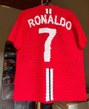 Crochet Manchester United Ronaldo Jersey